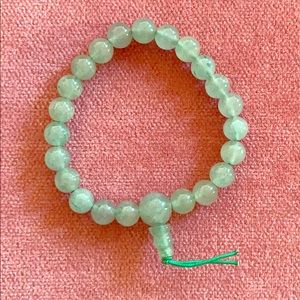 Jade natural bead bracelet NWOT